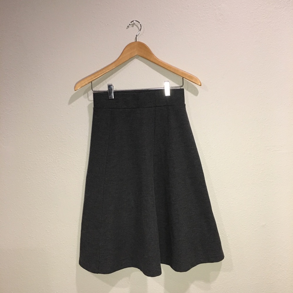 Uniqlo Wool Midi Skirt